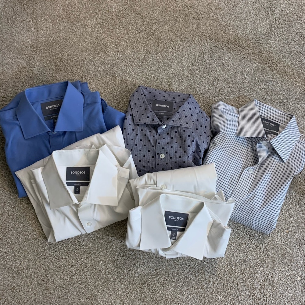 5 bonobos dress shirts